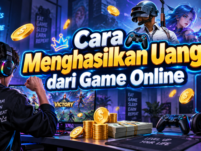 cara menghasilkan uang dari game online